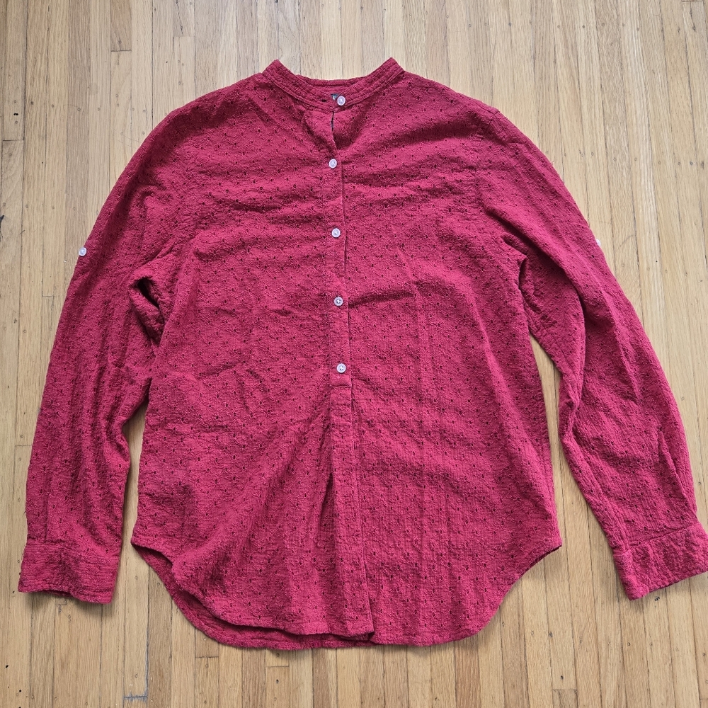 Ralph Lauren Petite Red Blouse - Size M
